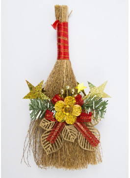 Віник оберіг, з декором, малий. 25см. 1 шт.